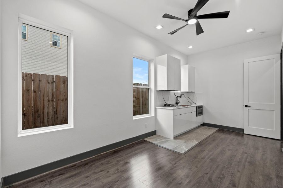 Furnished interior view inside a new home in , Houston (Image 8). Furnished interior view inside a new home in , Houston (Image 8).