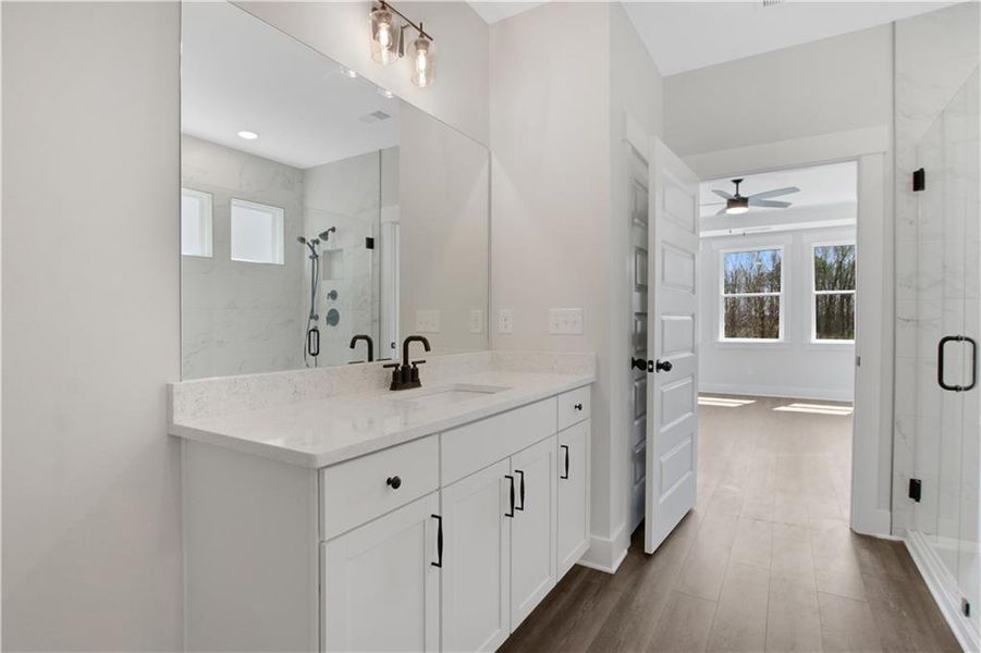 Furnished interior view inside a new home in Marble Tree, Ball Ground (Image 10). Furnished interior view inside a new home in Marble Tree, Ball Ground (Image 10).