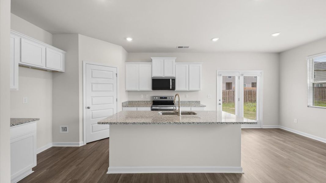 Furnished interior view inside a new home in Laurel Park Townhomes, Hephzibah (Image 6). Furnished interior view inside a new home in Laurel Park Townhomes, Hephzibah (Image 6).
