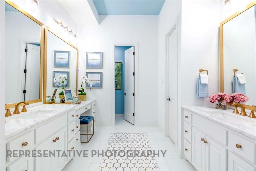 Furnished interior view inside a new home in StarView, Prosper (Image 23). Furnished interior view inside a new home in StarView, Prosper (Image 23).