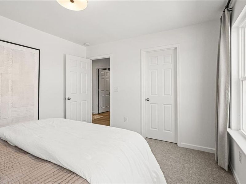 Furnished interior view inside a new home in Wehunt Meadows, Hoschton (Image 34).