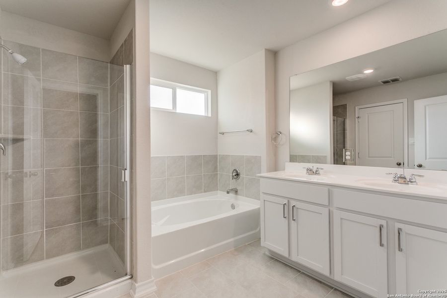Furnished interior view inside a new home in The Canyons at Amhurst, San Antonio (Image 10).