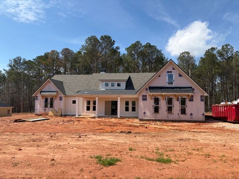 In-progress construction of a new home in WOODMONT RESERVE, Roopville, GA (Image 6).