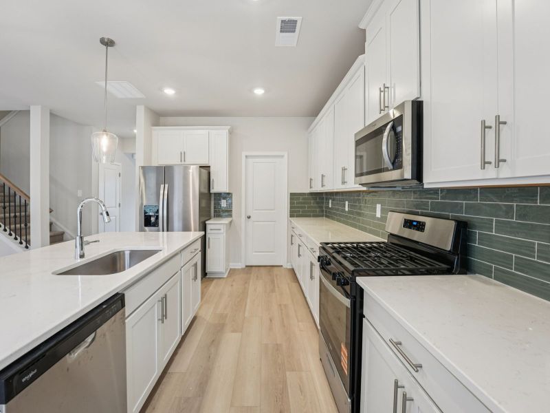 Furnished interior view inside a new home in Westmont Preserve, Powder Springs (Image 5).