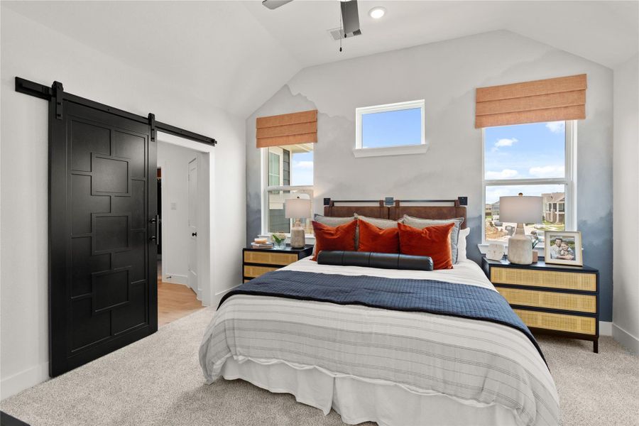 Furnished interior view inside a new home in Elyson, Katy (Image 18). Furnished interior view inside a new home in Elyson, Katy (Image 18).