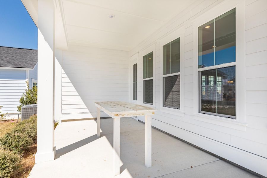 Exterior details and patio area of a home in Heron's Walk at Summers Corner, Summerville (Image 4).