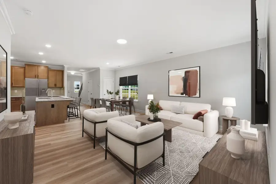 Furnished interior view inside a new home in Bell Meadows, Winnabow (Image 13).