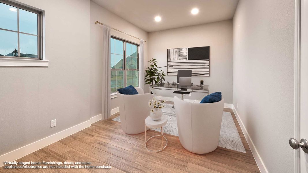 Furnished interior view inside a new home in Austin Point, Richmond (Image 8). Furnished interior view inside a new home in Austin Point, Richmond (Image 8).