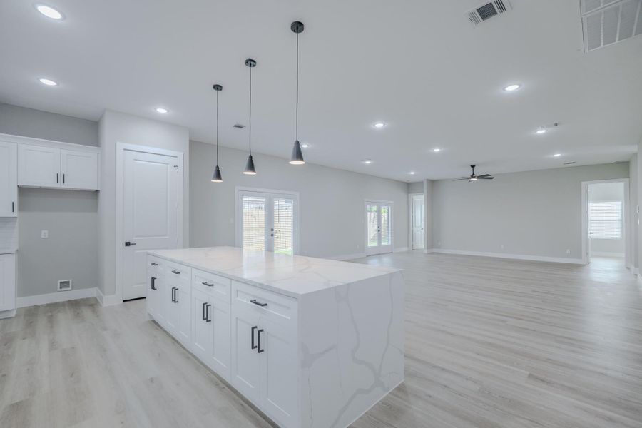 Alarm system installed and prewired for added peace of mind