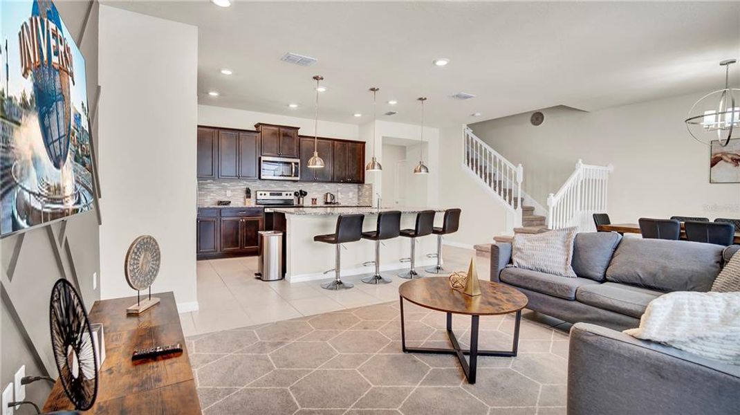 Furnished interior view inside a new home in , Davenport (Image 22).