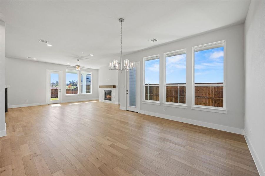 Spacious, unfurnished interior of a new home in The Heights at Uptown Celina, Celina (Image 29). Spacious, unfurnished interior of a new home in The Heights at Uptown Celina, Celina (Image 29).