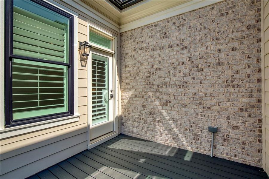 Exterior details and patio area of a home in , Alpharetta (Image 34).