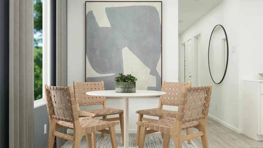 Furnished interior view inside a new home in Stone Garden, Elmendorf (Image 10).