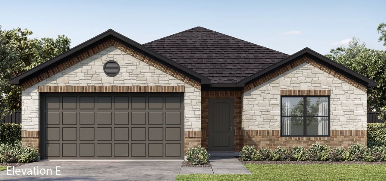 Representative exterior photo of a completed home built from the Cottonwood III by Altura Homes in Stonecreek, Sulphur Springs, TX (Image 2). Representative exterior photo of a completed home built from the Cottonwood III by Altura Homes in Stonecreek, Sulphur Springs, TX (Image 2).