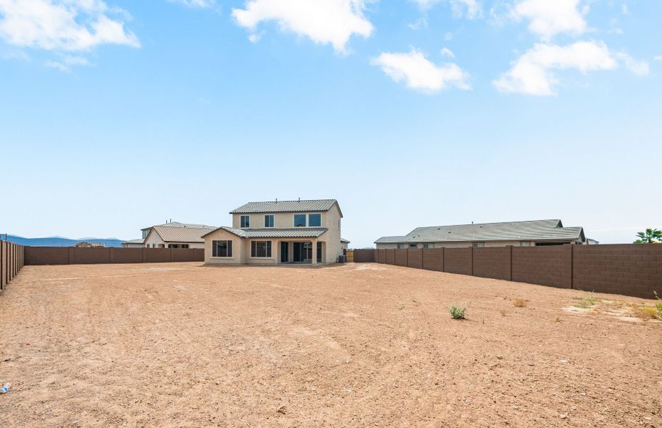 Exterior details and patio area of a home in Artisan at Asante, Surprise (Image 3).