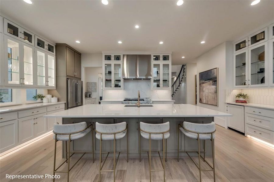 Furnished interior view inside a new home in Park Place, Prosper (Image 3).