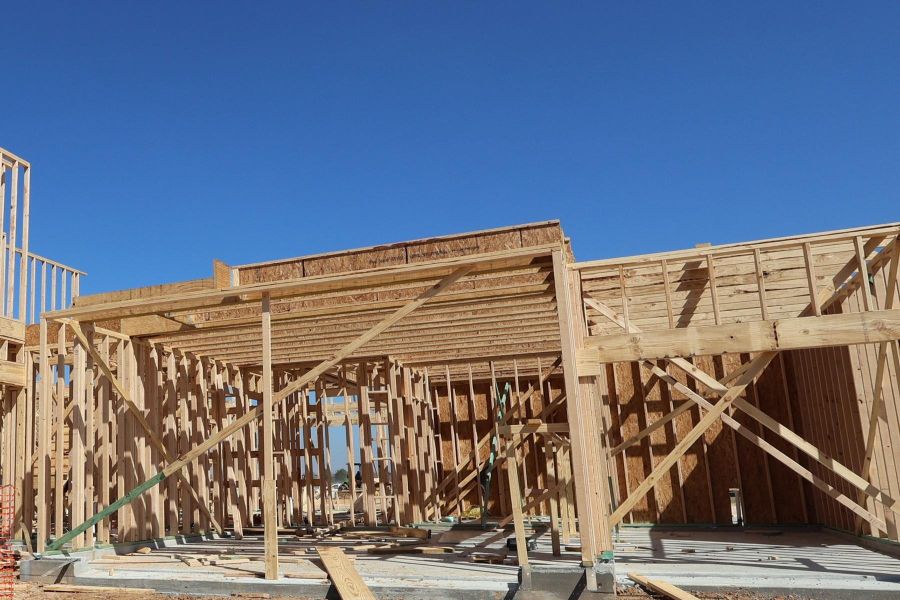 In-progress construction of a new home in Dunham Pointe, Cypress, TX (Image 23).