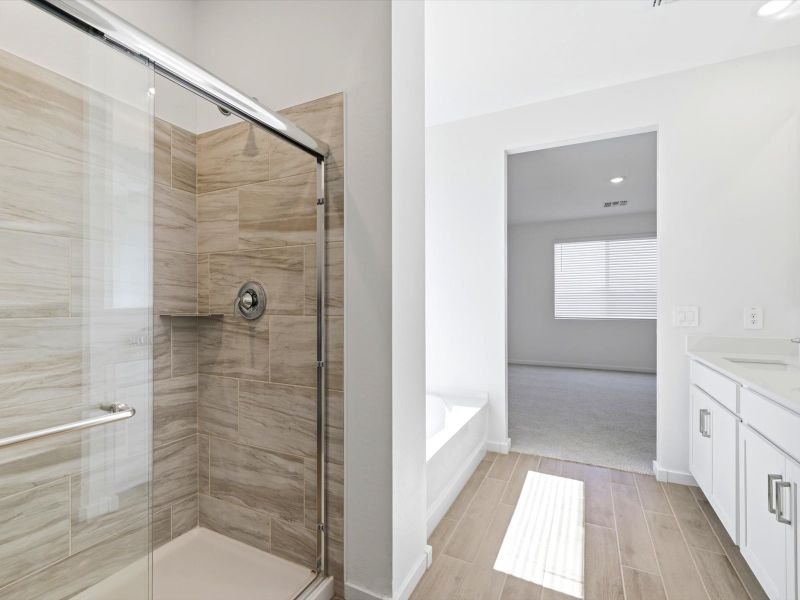 Furnished interior view inside a new home in White Tank Foothills Reserve Series, Waddell (Image 8).