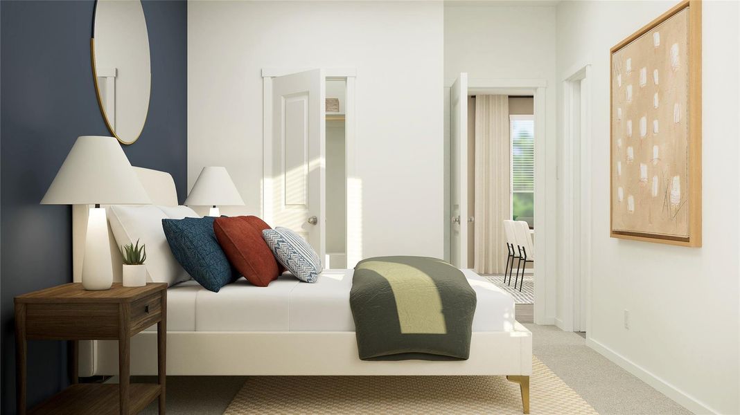 Furnished interior view inside a new home in Moore Landing, Magnolia (Image 8).