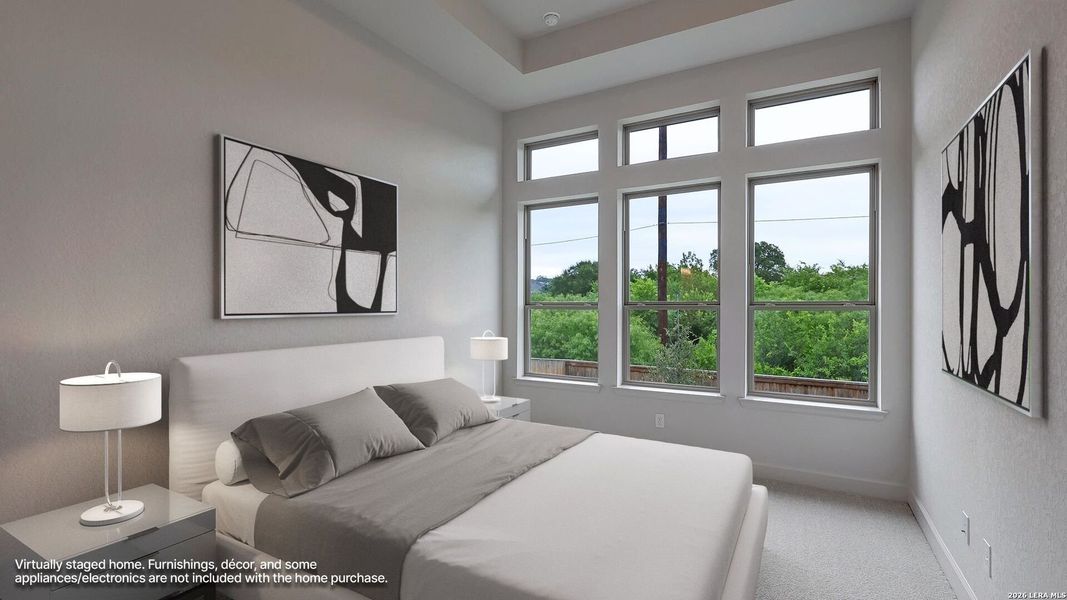 Furnished interior view inside a new home in Ladera, San Antonio (Image 14).