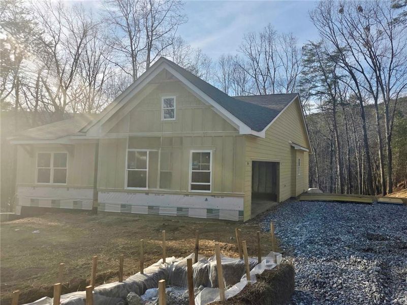 In-progress construction of a new home in , Waleska, GA (Image 18).