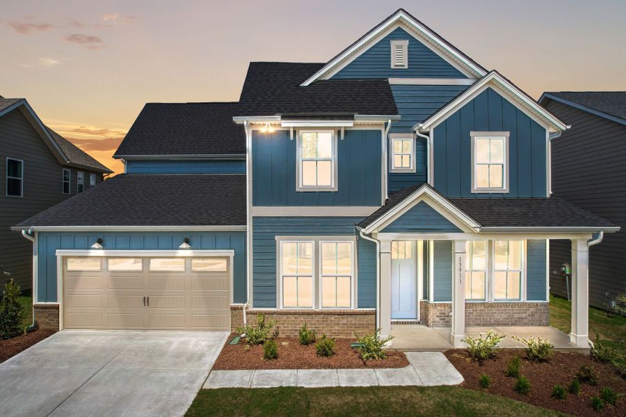 Representative exterior photo of a completed home built from the Herdwick by Pulte Homes in Parkside Crossing, Charlotte, NC (Image 25). Representative exterior photo of a completed home built from the Herdwick by Pulte Homes in Parkside Crossing, Charlotte, NC (Image 25).