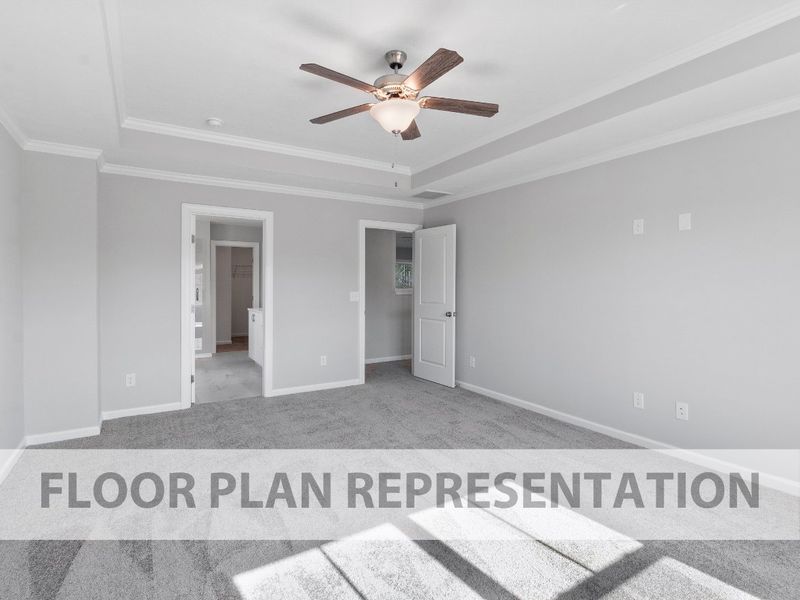 Primary Bedroom | Townsend II Plan by Ivey Homes Primary Bedroom | Townsend II Plan by Ivey Homes