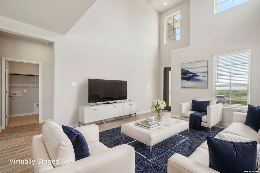 Furnished interior view inside a new home in Legendary Trails - Premier Series, Cibolo (Image 8).