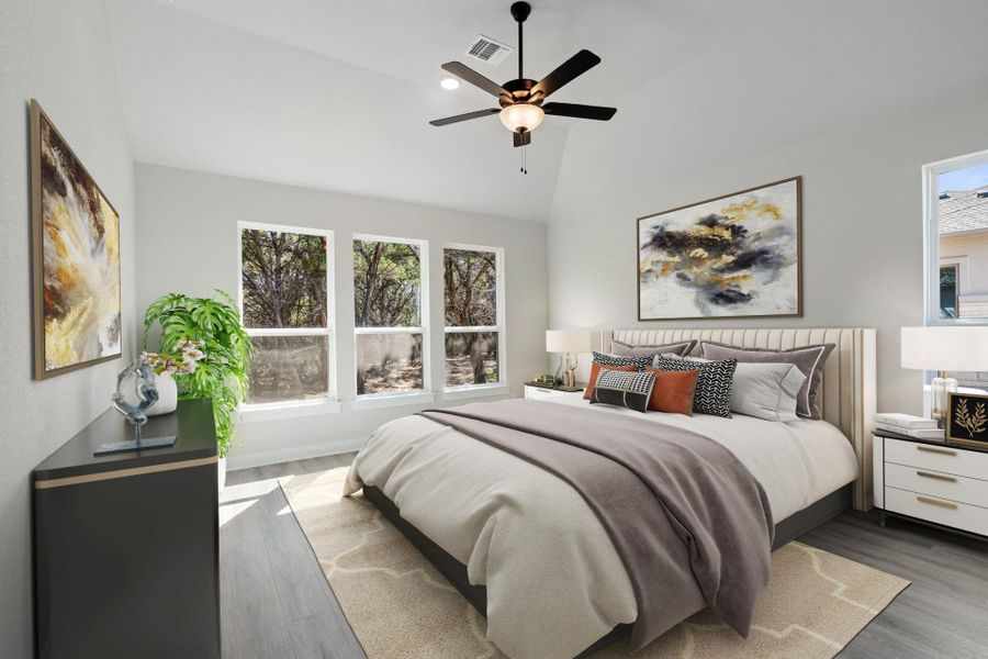 Primary Bedroom - Virtually Staged Primary Bedroom - Virtually Staged