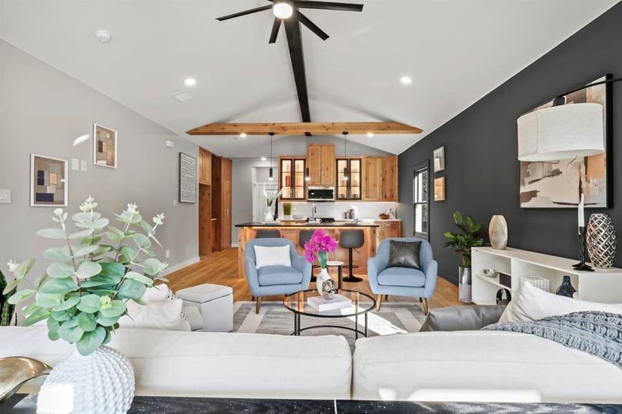 Furnished interior view inside a new home in , Dallas (Image 10). Furnished interior view inside a new home in , Dallas (Image 10).