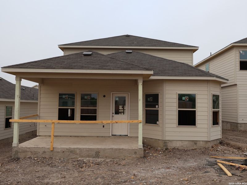 In-progress construction of a new home in Paloma Park, Converse, TX (Image 46).