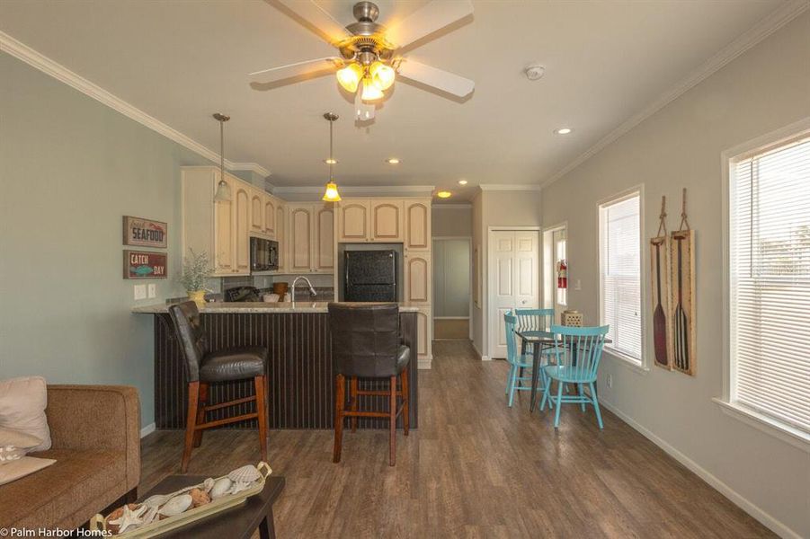 Furnished interior view inside a new home in , Astor (Image 5).