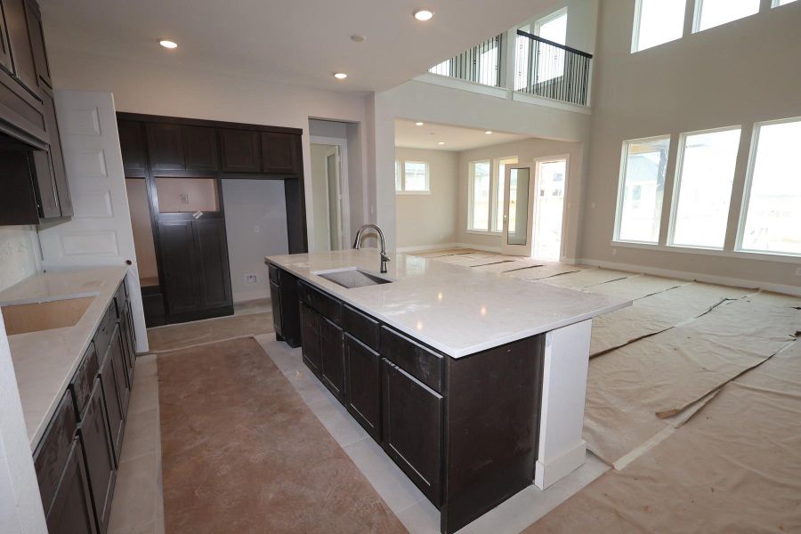 In-progress construction of a new home in Dunham Pointe, Cypress, TX (Image 41).
