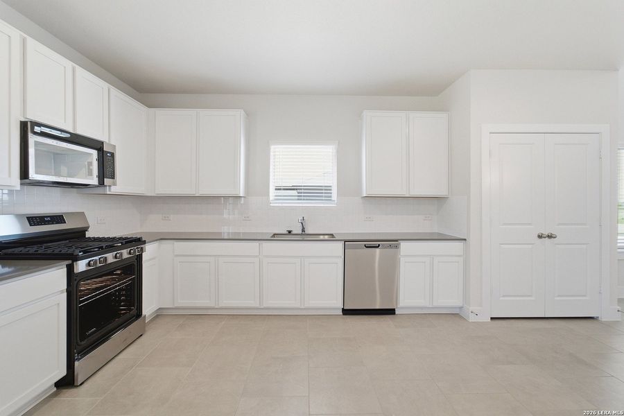 Furnished interior view inside a new home in Red Hawk Landing, San Antonio (Image 11).