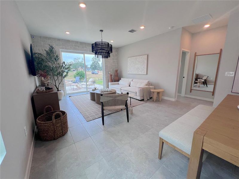 Furnished interior view inside a new home in Sabana Reserve, Ocala (Image 5).