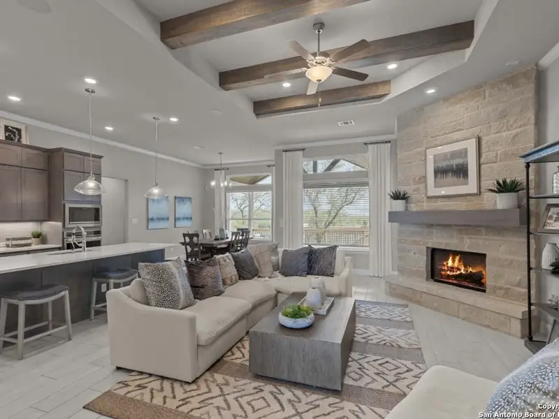 Furnished interior view inside a new home in Ladera, San Antonio (Image 9). Furnished interior view inside a new home in Ladera, San Antonio (Image 9).