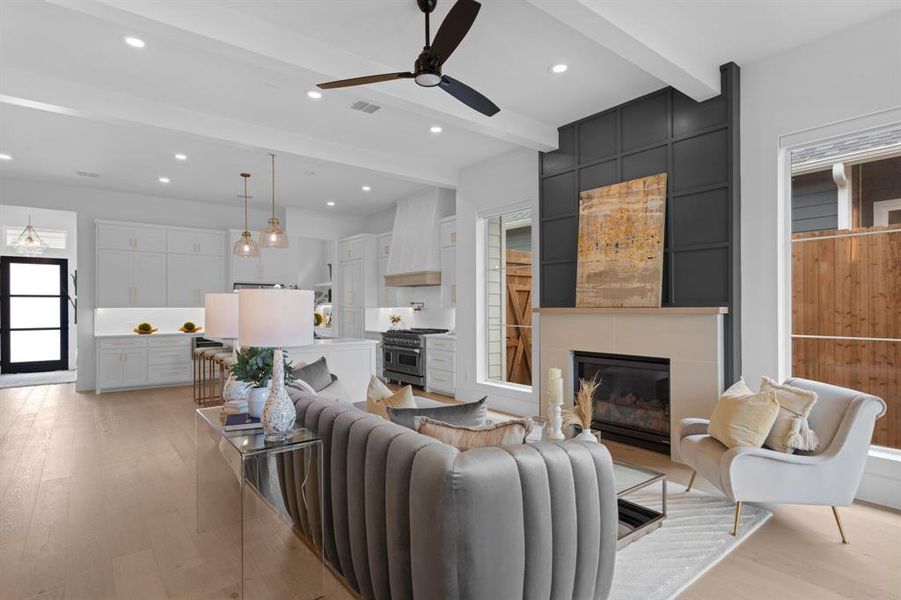 Furnished interior view inside a new home in , Roanoke (Image 7). Furnished interior view inside a new home in , Roanoke (Image 7).