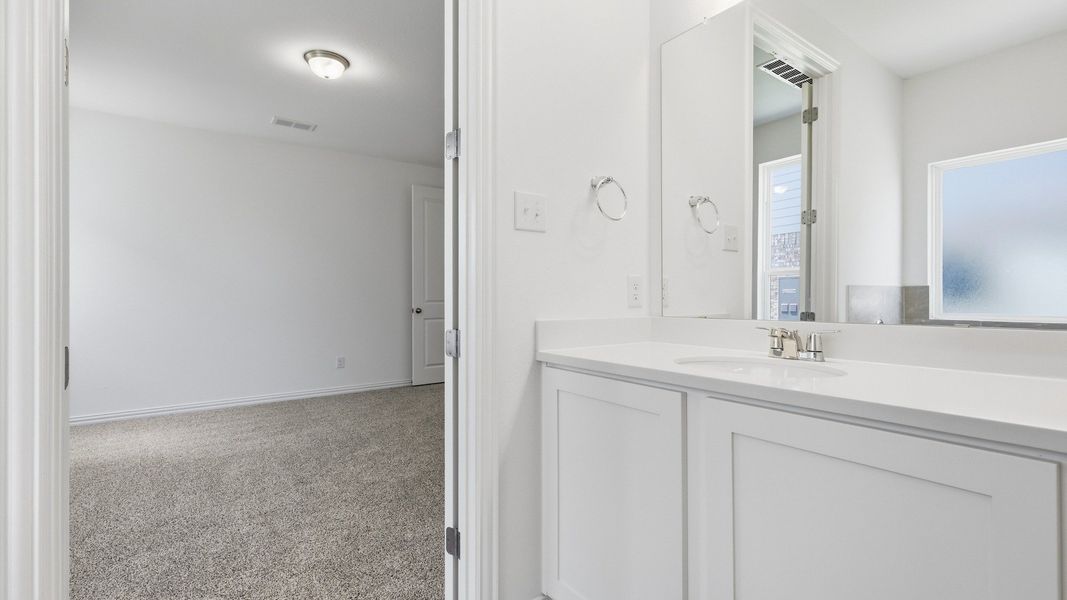 Furnished interior view inside a new home in Anna Ranch, Anna (Image 36).