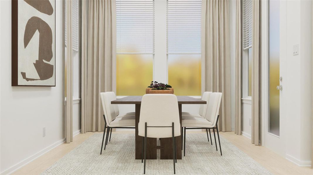 Furnished interior view inside a new home in Woodfield Preserve, Georgetown (Image 26). Furnished interior view inside a new home in Woodfield Preserve, Georgetown (Image 26).