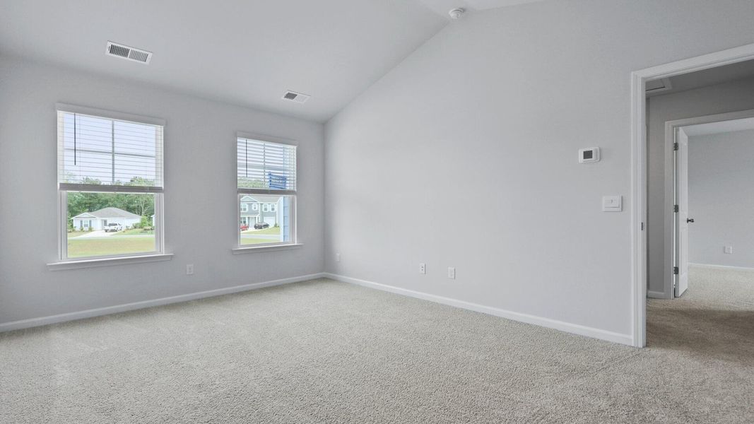 Spacious, unfurnished interior of a new home in Center Pointe, Santee (Image 17).