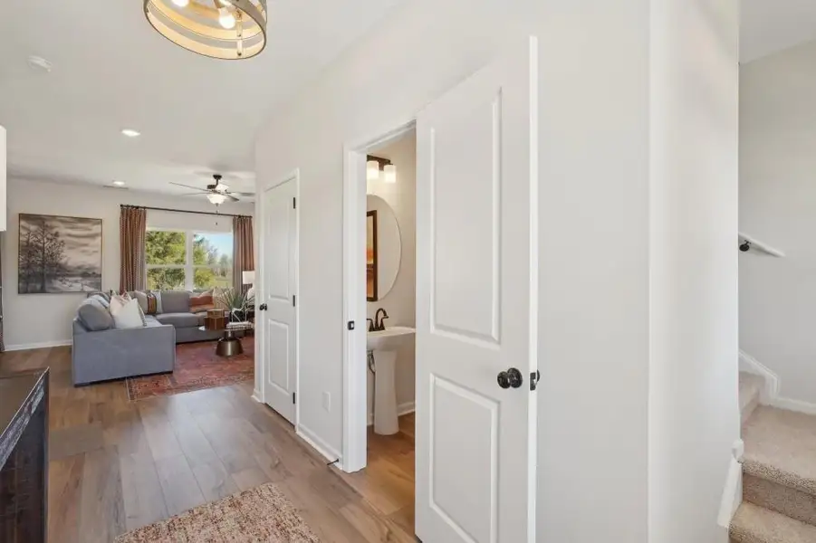 Furnished interior view inside a new home in North Haven, Rome (Image 31).