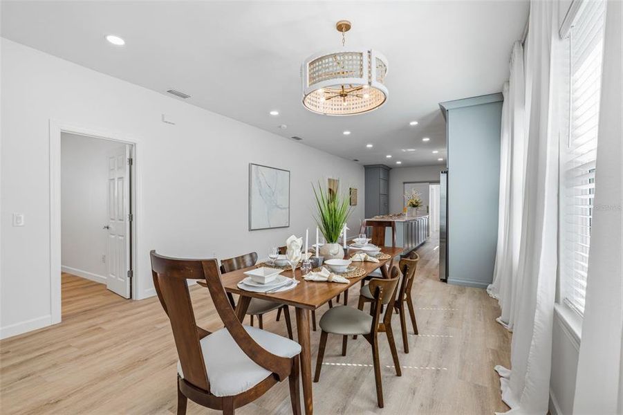 Furnished interior view inside a new home in , St. Petersburg (Image 18).