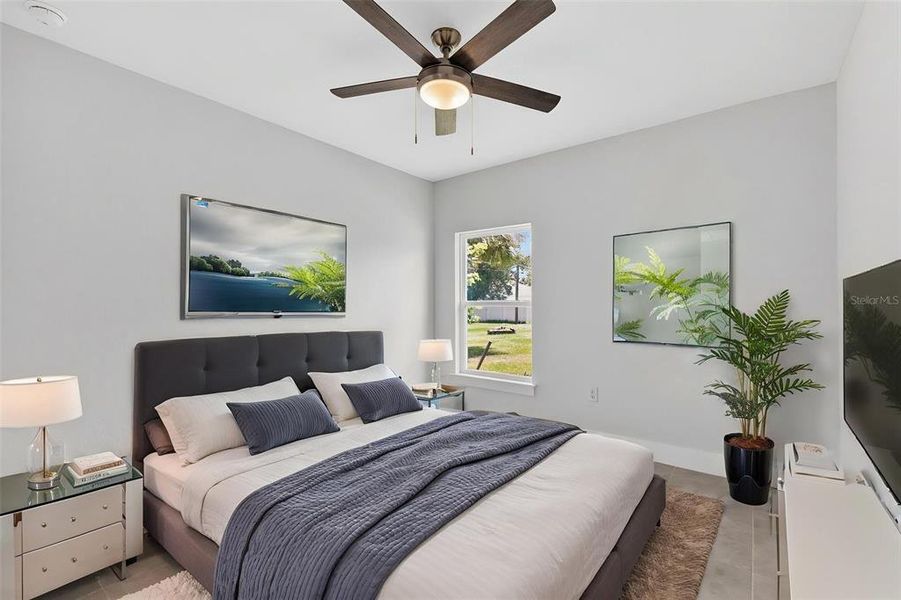 Furnished interior view inside a new home in , Port Charlotte (Image 16). Furnished interior view inside a new home in , Port Charlotte (Image 16).