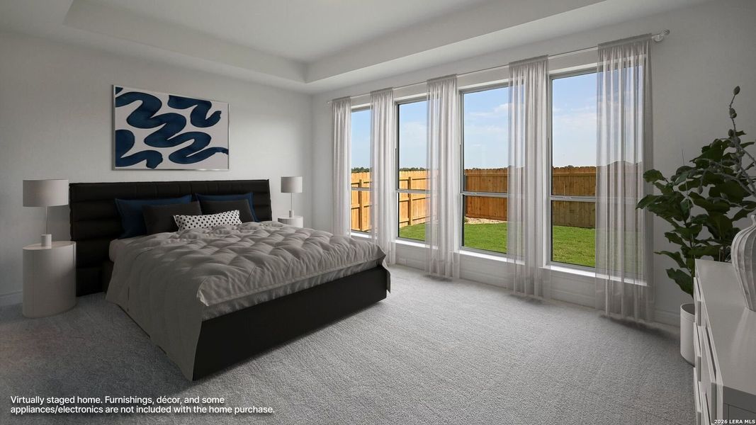 Furnished interior view inside a new home in Legacy at Lake Dunlap, New Braunfels (Image 15).