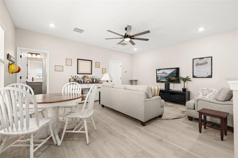 Furnished interior view inside a new home in Hartwood Landing, Clermont (Image 47).