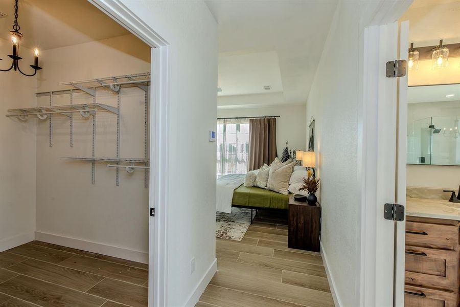 Furnished interior view inside a new home in , Graford (Image 8).