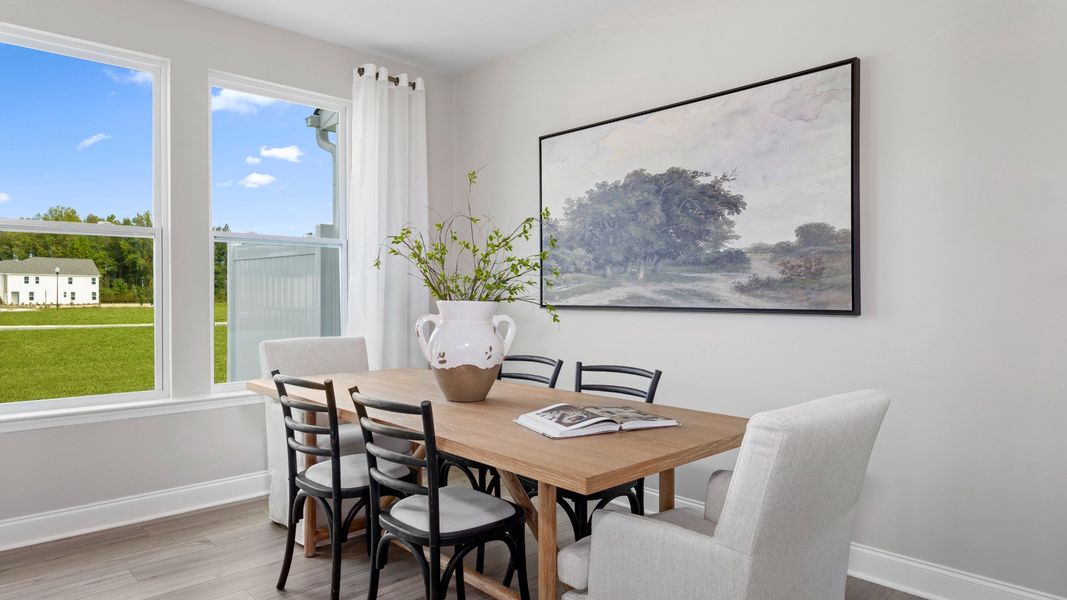 Representative furnished interior of a home built from the Litchfield by DRB Homes in Essex Townes, Franklinton (Image 39).