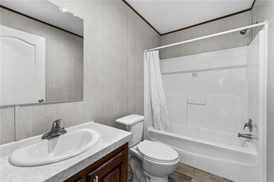 Furnished interior view inside a new home in , Elberton (Image 10).