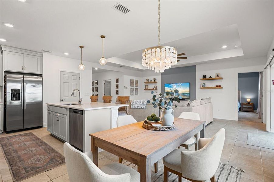 Furnished interior view inside a new home in Summerwoods, Parrish (Image 9). Furnished interior view inside a new home in Summerwoods, Parrish (Image 9).