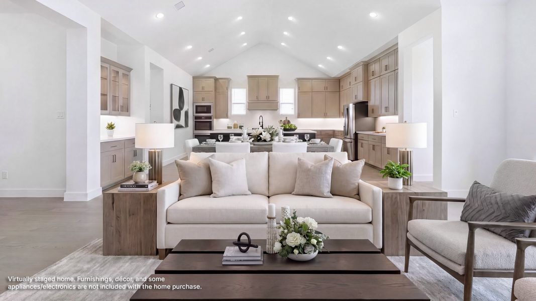 Furnished interior view inside a new home in Sweetgrass, Haslet (Image 6).